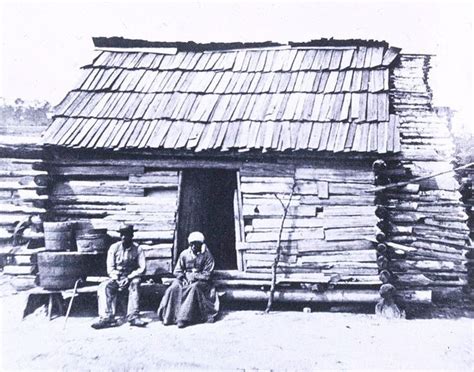 Slaves In Front Of A Cabin Schomburg Center For Research In Black