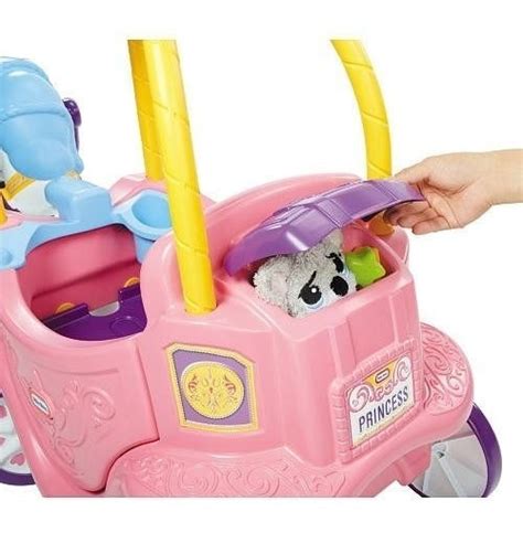 Montable Carrito Carruaje Princesas Con Caballo Littletikes Meses Sin