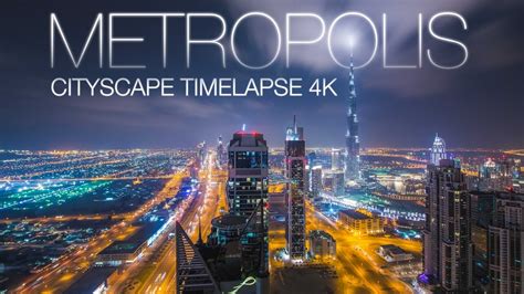 Metropolis Cityscape Timelapse 4k Time Lapse 4k