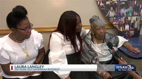 100 Year Old Savannah Woman Shares Key To Long Life Youtube