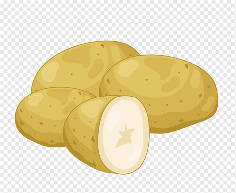 Potatoes Cartoon Illustration Potato Cartoon Drawing Potato 3d