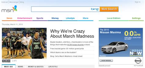 Oneupweb Reviews The New Msn Homepage Oneupweb