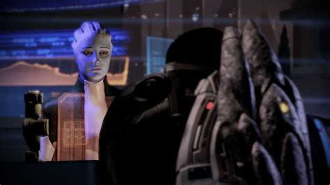 Mass Effect 2 Liara And Mshep Romance Meeting Liara On Illium Youtube