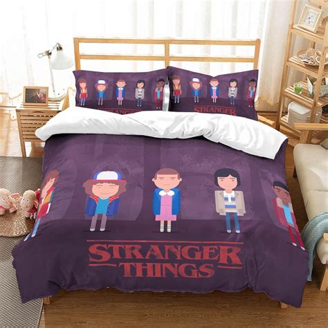 3d Customize Stranger Things Bedding Set Duvet Cover Set Bedroom Set