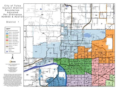 Tulsa City Council District Maps