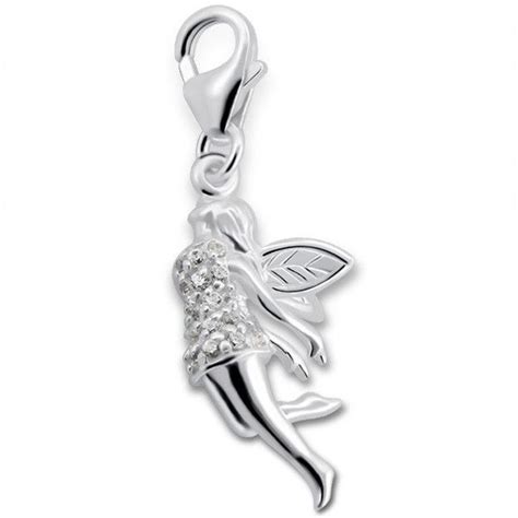 925 Sterling Silver Fairy Clip On Charm Sterling Silver Jewelry
