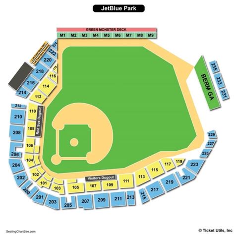 Jetblue Park Seating Chart Seating Charts And Tickets