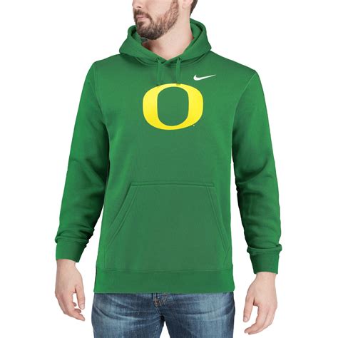 Nike Oregon Ducks Kelly Green Club Fleece Pullover Hoodie