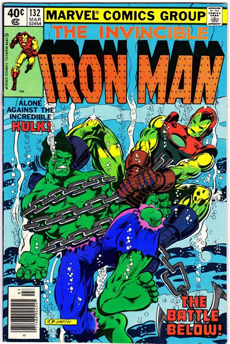 Iron Man 132 1st Series 1968 March 1980 Marvel Comics Etsy Iron Man