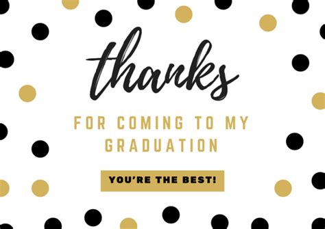 Graduation Thank You Card Printables Thank You Note Wording