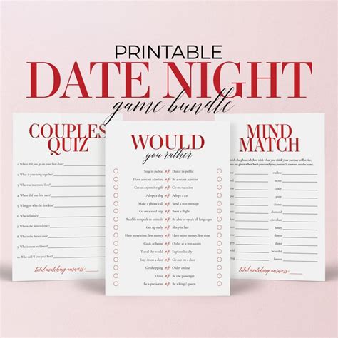 Couples Games Printable Date Night Games For Adults Couples Quiz