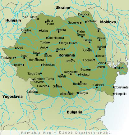 92,046 sq mi (238,397 sq km). Romania Map