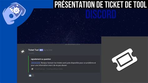 This discord bot gets support on your server managed providing a full featured support ticket system. présentation de Ticket de Tool BOT Discord - YouTube