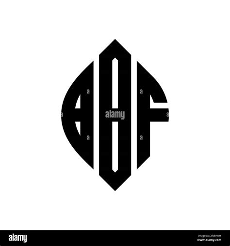 Bbf Circle Letter Logo Design With Circle And Ellipse Shape Bbf