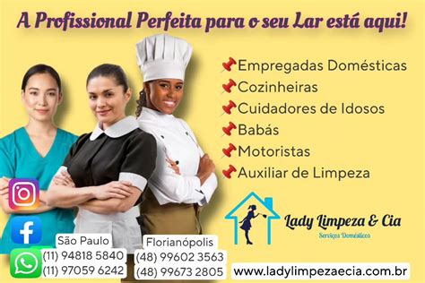 Contrate Através Lady Limpeza And Cia Unidade São Paulo