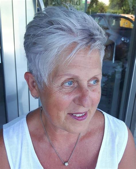 65 Gorgeous Hairstyles For Gray Hair To Try In 2023 Haircut Gray Hair Haircut For Older Women