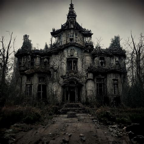 Artstation Creepy Abandoned Mansion