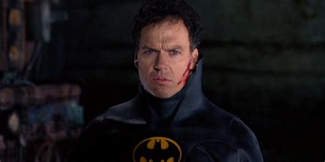 As up until 2005's batman begins, the cowls that keaton, val kilmer, and george clooney wore were notorious. Michael Keaton Would Quote Batman on the Spider-Man ...