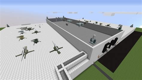 Large Military Base With Mods Minecraft Project