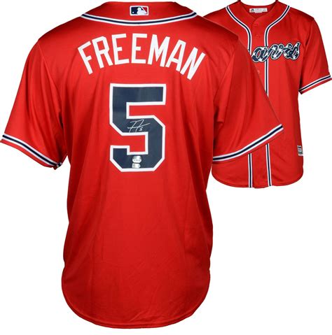 Freddie Freeman Signed Jersey Autographed Jerseys