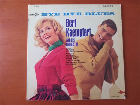 Vintage Records Bert Kaempfert Bye Bye Blues Bert Kaempfert Etsy Canada In 2022 Vintage