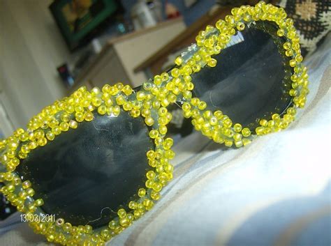 Beaded Glasses · A Pair Of Sunglasses · Embellishing On Cut Out Keep