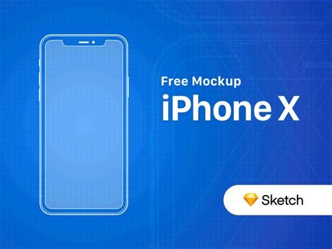 Iphone X Outline Mockup Freebie Download Sketch Resource Sketch Repo