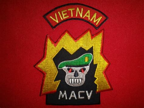 2 Vietnam War Patches Vietnam Military Assistance Command In Vietnam