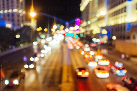 Blurry City Lights At Night By Stocksy Contributor Vero Stocksy