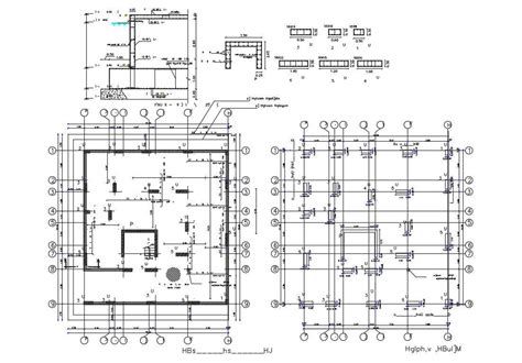Column Layout Plan Dwg Drawing Thousands Of Free Cad