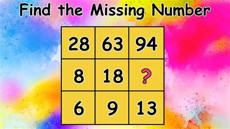 Brain Teaser Can You Find The Missing Number In This Maths Puzzle Box