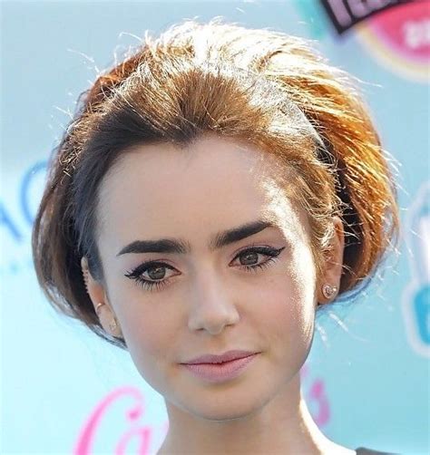Lily Collins Ponytail Best Hairline Celebrity Hair Trends Retro