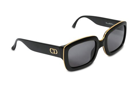 Sold Price Christian Dior Vintage Black Sunglasses February 3 0120 1 00 Pm Gmt