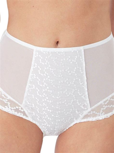 Culotte Haute Chic Avec Broderies Ana Blanc Kiabi 37 95