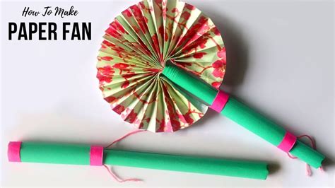 How To Make Paper Fan Japanese Paper Fan Craft Craft Ideas With