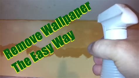 How remove wallpaper the easy way - YouTube