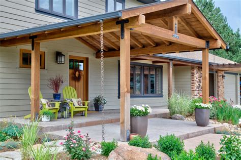 Earn a certificate in design build along with your masters of architecture at cu denver. Tennis Portico - Rustic - Porch - Denver - by TLC Gardens LLC
