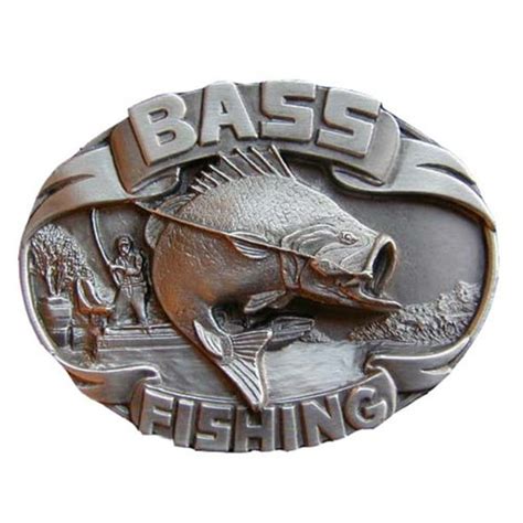 Lfa Bass Fishing Novelty Belt Buckle