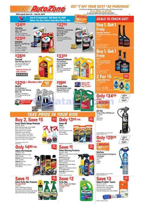 Autozone Parts Ad June 26 July 22 2019 Do You Know Whats In And