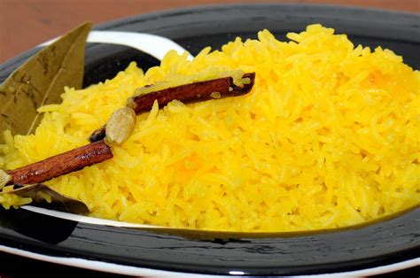 Golden Rice With Saffron Zarda Theismaili