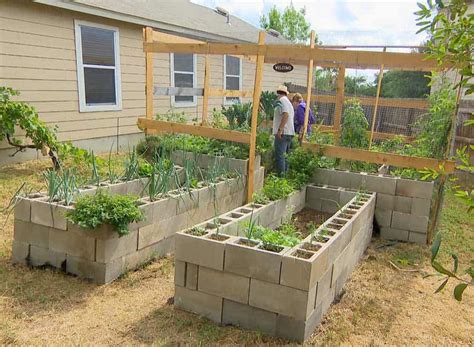 How To Build A Raised Garden Bed With Cinder Blocks