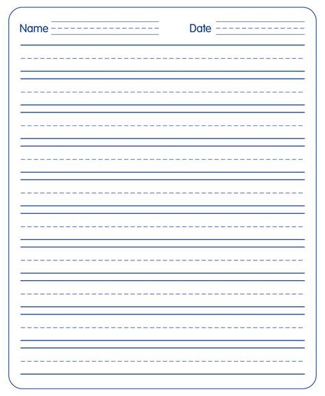 Free Printable Lined Handwriting Paper Get What You Need For Free