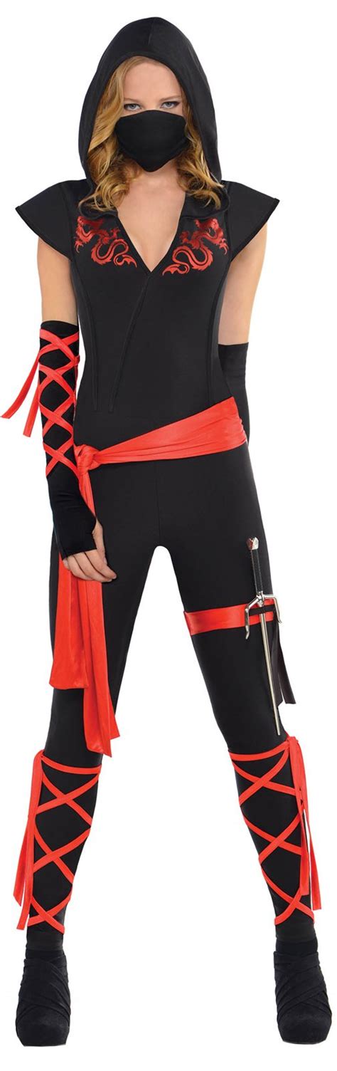 A diy ninja costume is easy to put together! Womens Dragon Fighter Ninja Costume from CostumeExpress ...