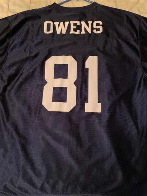 Dallas Cowboys Jersey Owens 81 Large Ebay