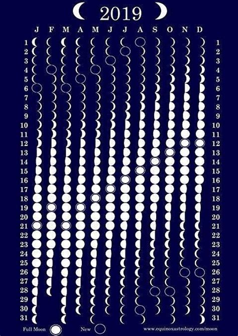 Visual 2019 Moon Calendar Infographictv Number One Infographics And Data Data Visualization