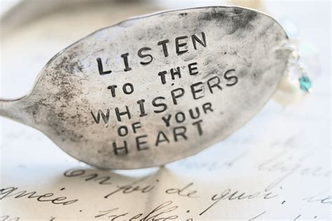 Listen To The Whispers Of Your Heart Silver Spoon