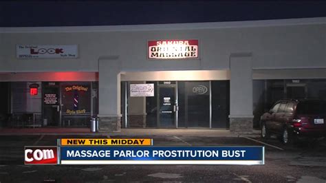 Police Raid Massage Parlor For Prostitution Youtube