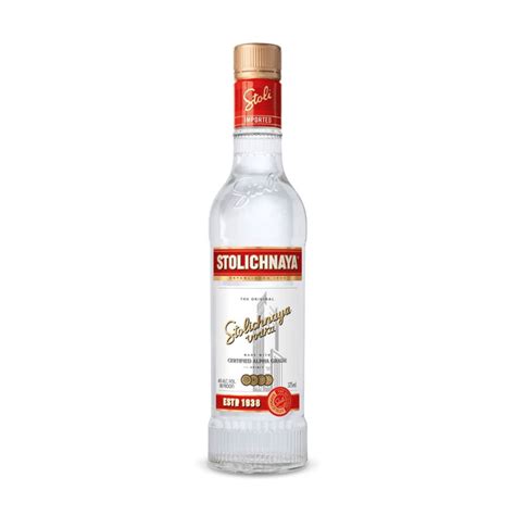 Vodka Stolichnaya 375 Ml Sampieri Vinos Y Licores