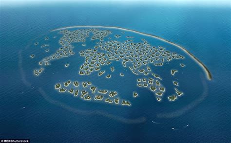 Dubais Map Of Islands Is Resurrected Daily Mail Online