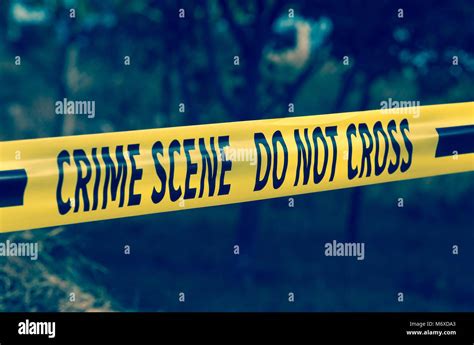 Crime Scene Tape Hi Res Stock Photography And Images Alamy